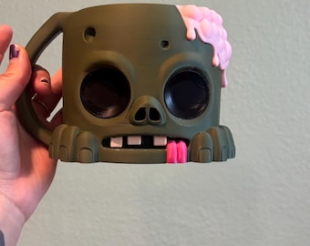 Zombie Ice Cream Pint Holder, Halloween