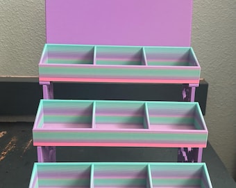 Modular Market Display Stand with Peg Board