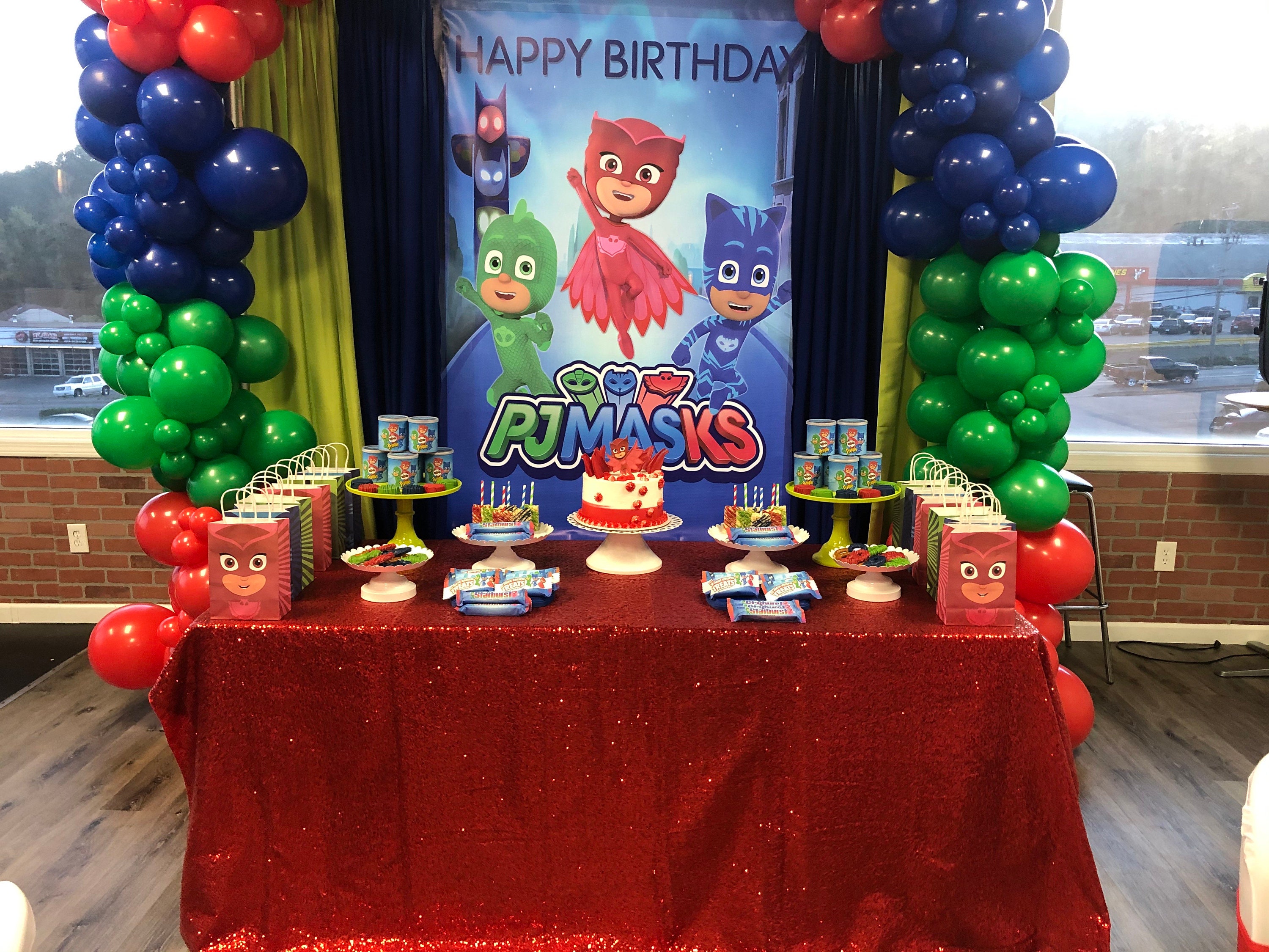 PJ Mask Backdrop Etsy