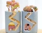 Ornament Plant Pots - Flowerpot Succulents Planter - Hedgehog Ceramic Pot - Cactus Rabbit Planter Pot