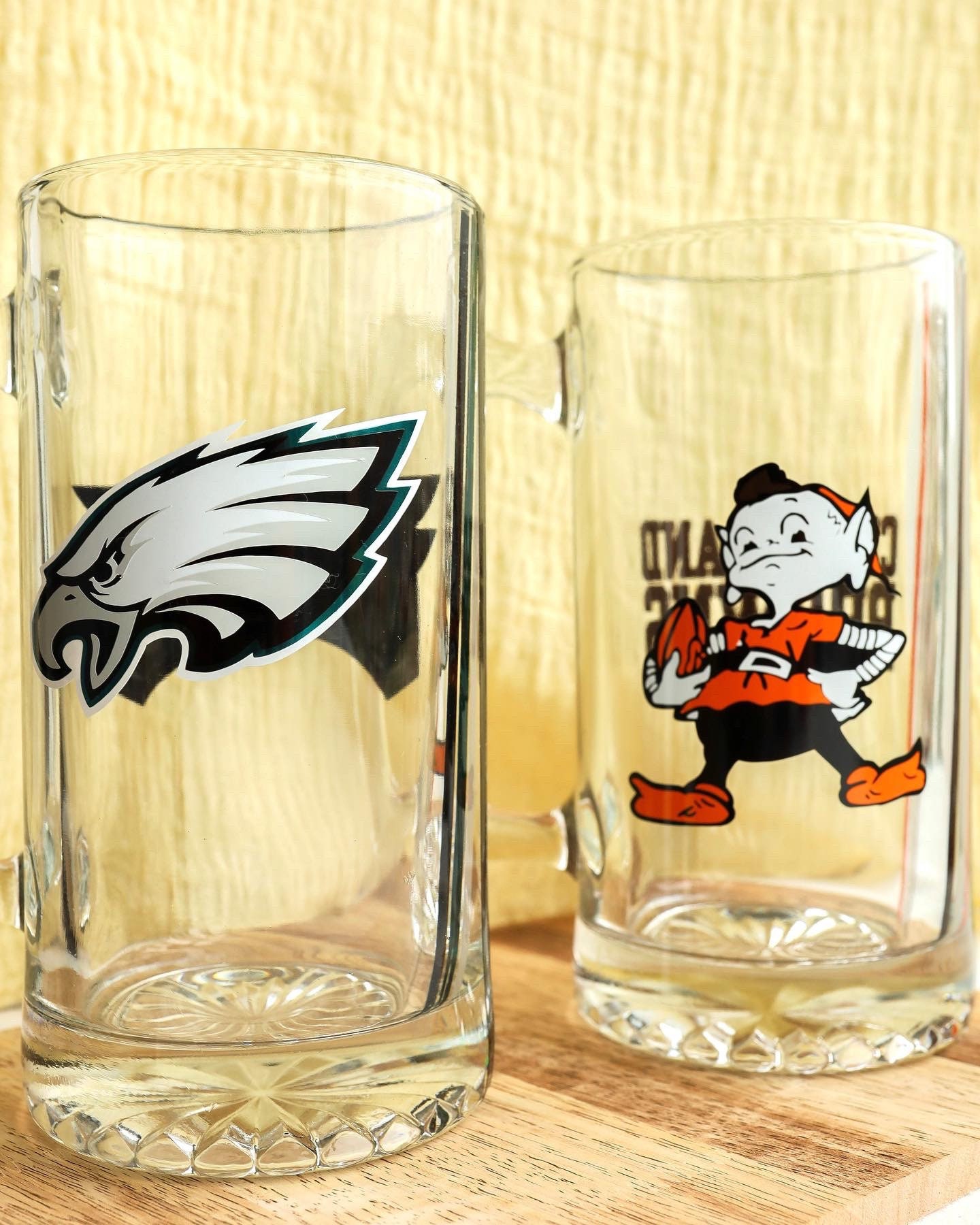 NFL Team Beer Mug Pick Your Team Custom Football Etsy