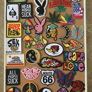 PATCHES. Iron on Patches. Embroidered Patches. Decorative Patches. PatchesGaloreCo