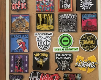 PATCHES. Music Patches. Rock and Roll Patches. Band Patches. Vintage Patches. PatchesgaloreCo