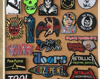 PATCHES. Music Patches. Rock and Roll Patches. Band Patches. Vintage Patches. PatchesgaloreCo