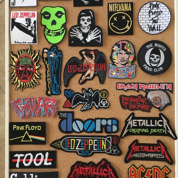 Rock Band Patches - Etsy