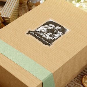 Holy Family Kiss-Cut Stickers, Catholic Vinyl Sticker