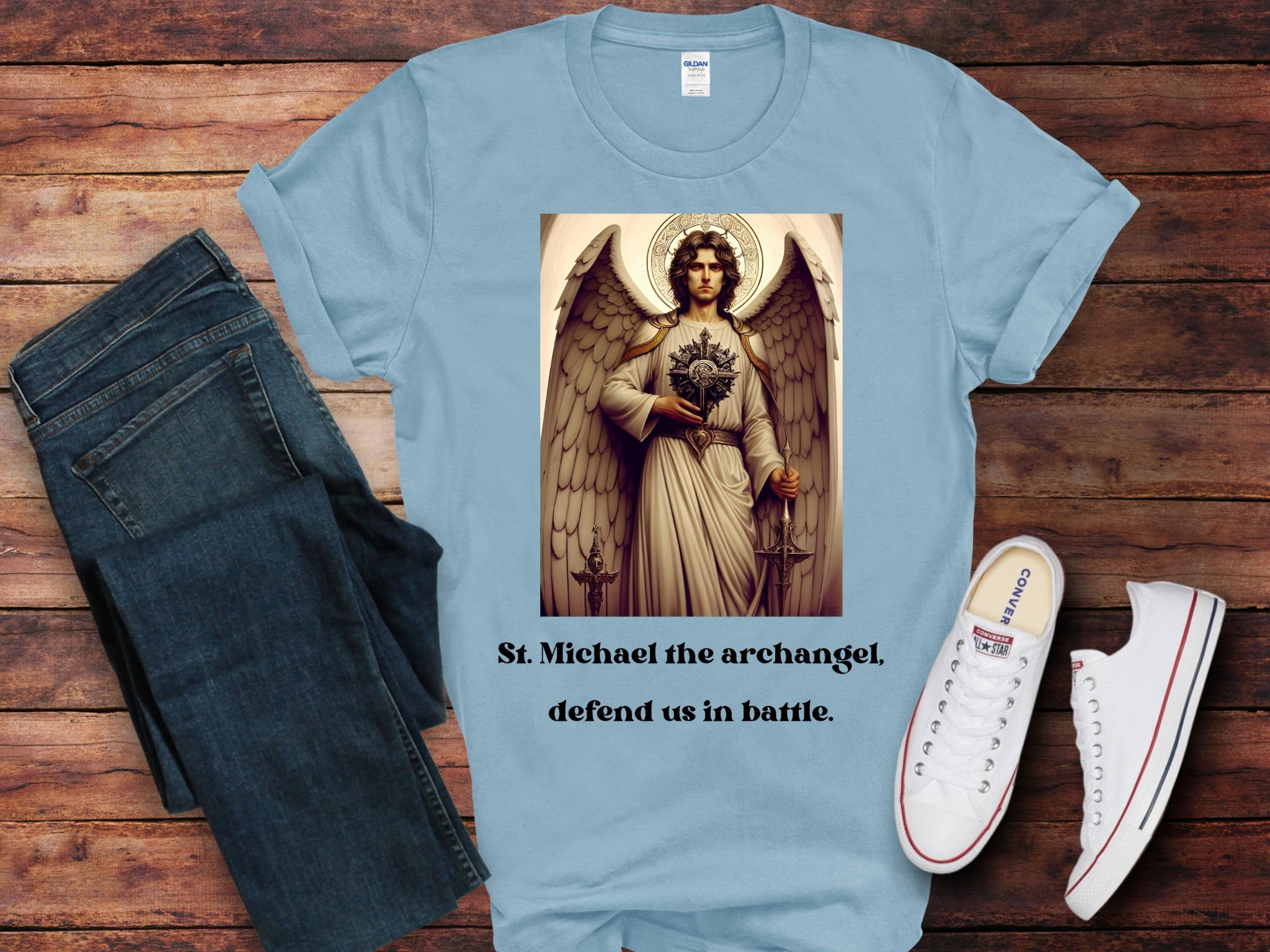 トップス SAINT MICHAEL THE SAINT ARMY L/S TEE XL St-Saint-Michael-the-Archangel
