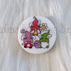 26 mm, Perles en forme de lapin, Perles de Pâques, Perles en silicone, Focales en silicone, Perles en silicone en vrac, Accessoires de bricolage, Perles colorées, Perles lapin