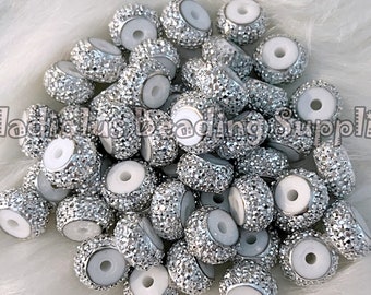 12mm Spacer, Glitter Round Spacers, Metal Alloy Beads, Rhinestone Spacers, Loose Beads, Colorful Beads, Chunky Beads, Wholesale Beads, Beads