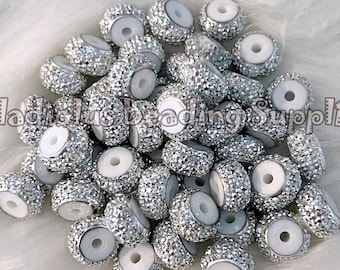 12mm Spacer, Glitter Round Spacers, Metal Alloy Beads, Rhinestone Spacers, Loose Beads, Colorful Beads, Chunky Beads, Wholesale Beads, Beads