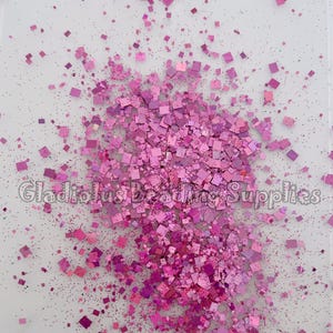 Paillettes roses, grosses paillettes holographiques, flocons de paillettes, gobelets à faire soi-même, fournitures pour nail art, shaker de paillettes, mélange pour shaker, résine époxy bricolage