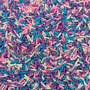 Sprinkles Clay Slices, Mixed Sprinkles, Non Edible Sprinkle Mix, Spring Polymer Clay, Fake Sprinkles, Shaker Mix, Decoden Funfetti