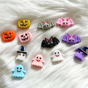 Tiny Halloween Beads, Loose Beads, Colorful Beads, Silicone Beads, Focal Silicone Beads, Loose Silicone Beads, Halloween Silicone Beads