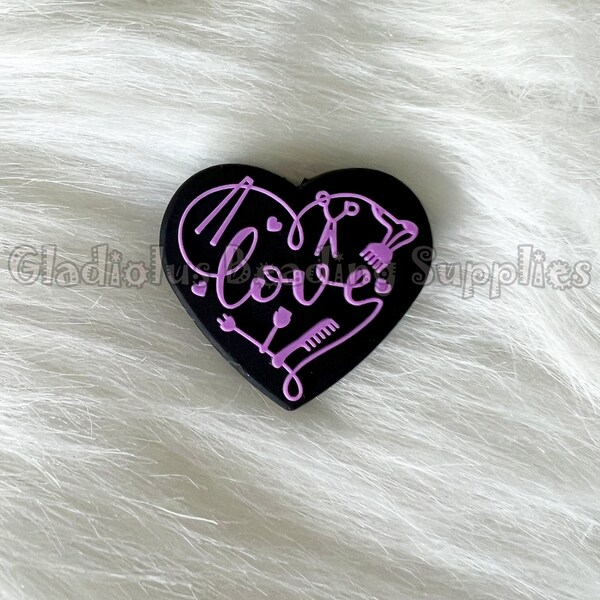 Rubber Hair Beads Etsy