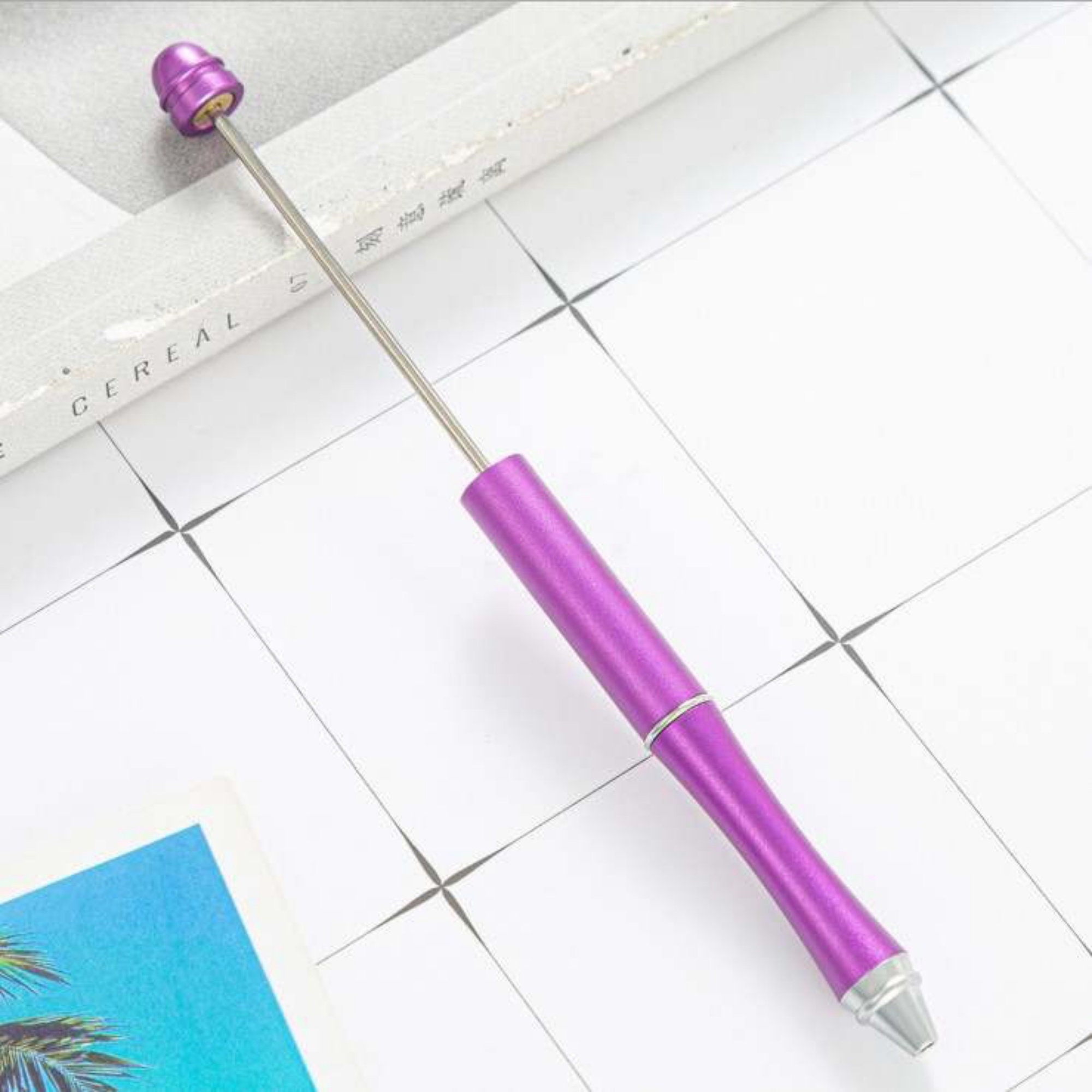 DIY Beadable Pens, Metal Pens, for Chunky Bubblegum Beads, Pen Blank,  Roundtop Pens, Bulk Pens, Custom Gifts, Crafty Party 