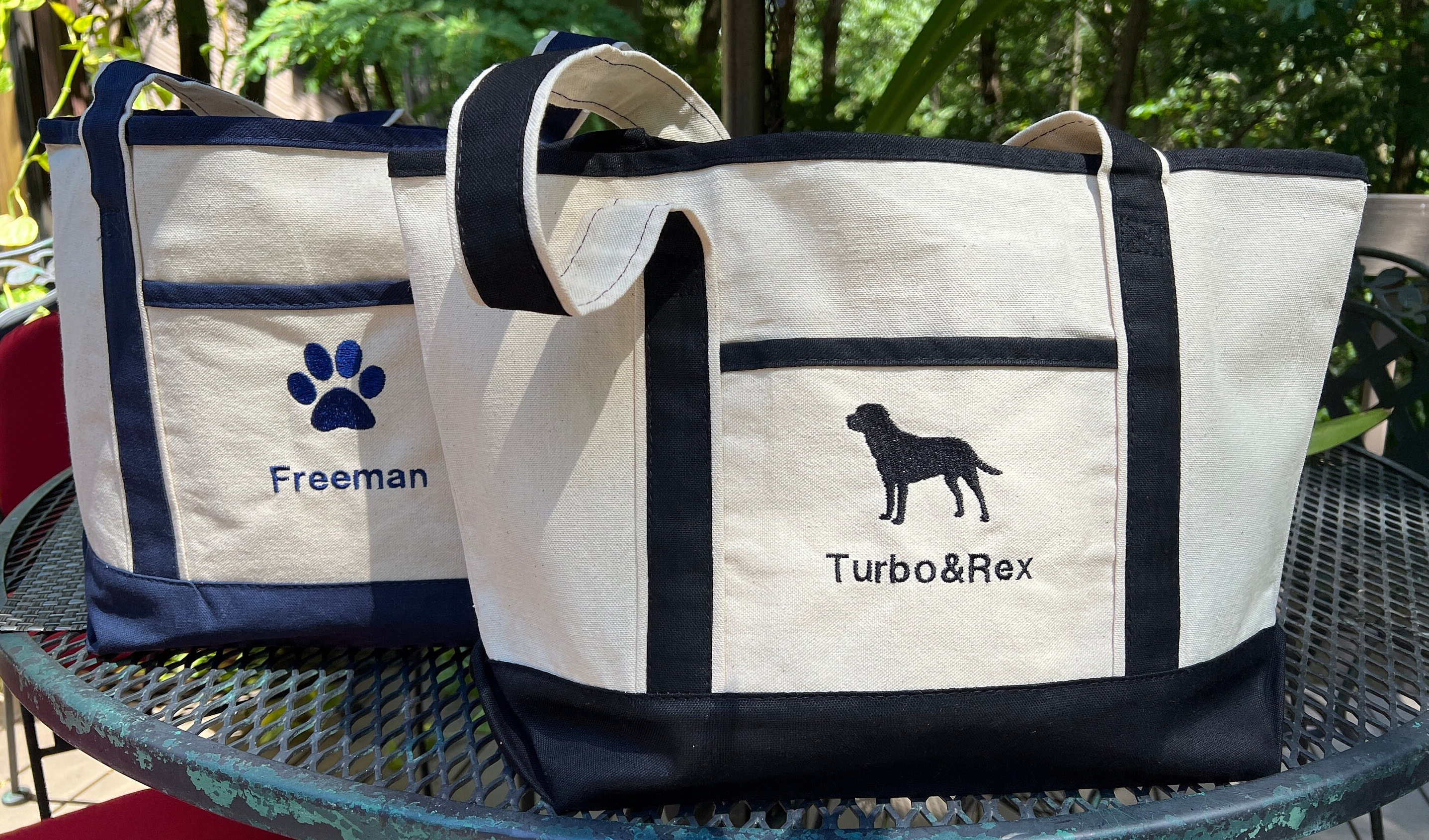 Dog Custom Tote Bag VW Dog Mom Personalized Gift - PERSONAL84