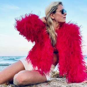 Feather duster jacket cheap