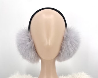 Fluffy Fox Fur Earmuffs