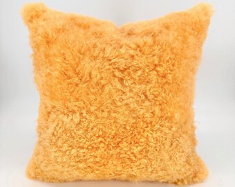 Curly Fluffy Sheepskin Pillow