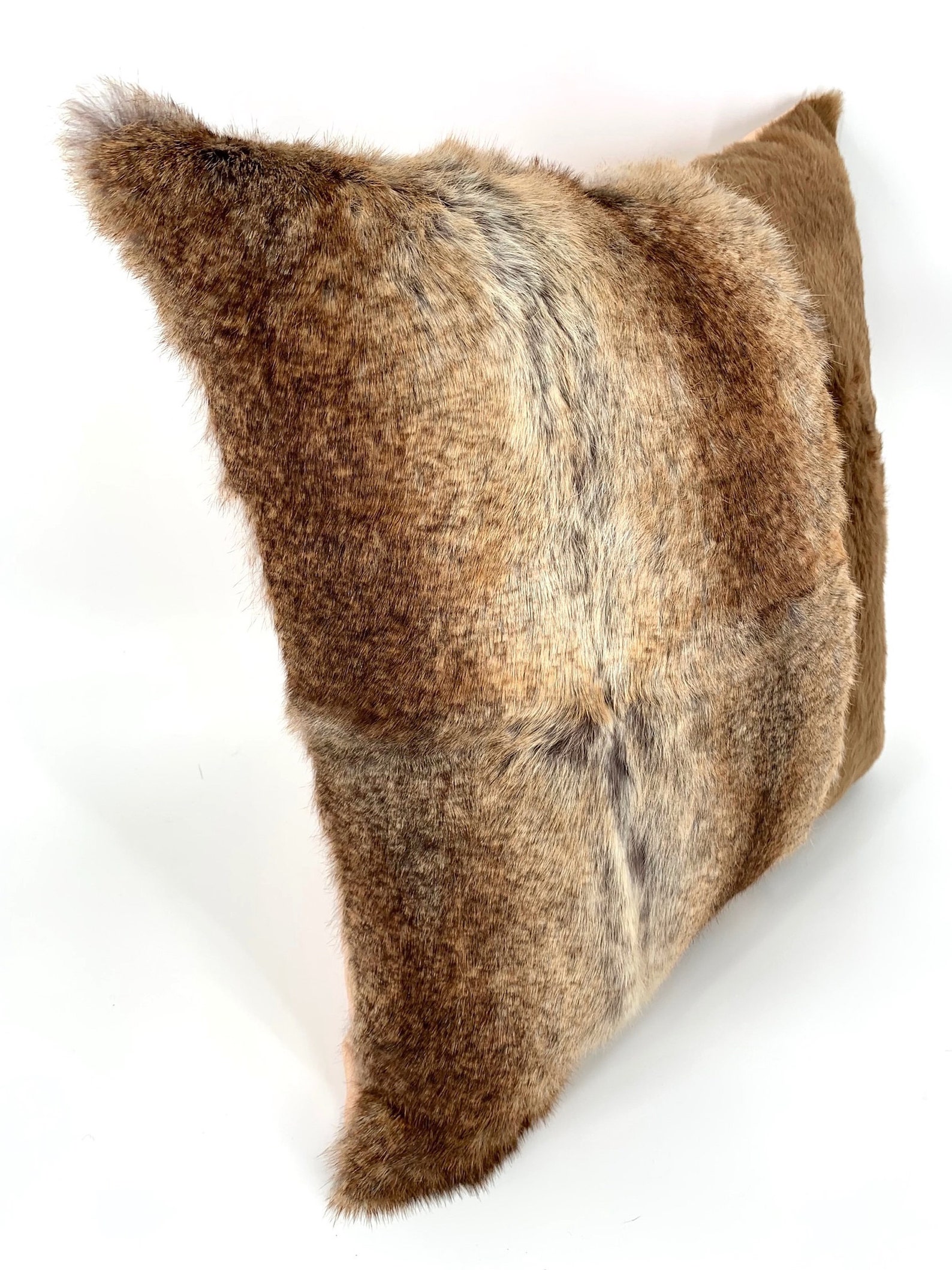 Brown Fur and Shearling Pillow Etsy