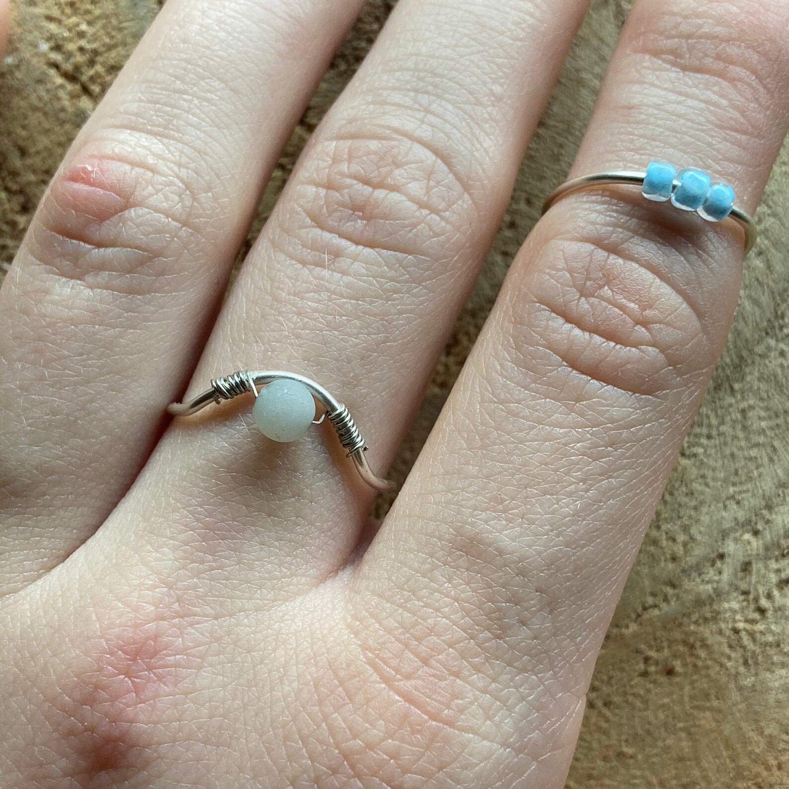 Personalized Adjustable Anxiety Ring/ Stress Relief Ring/ Etsy