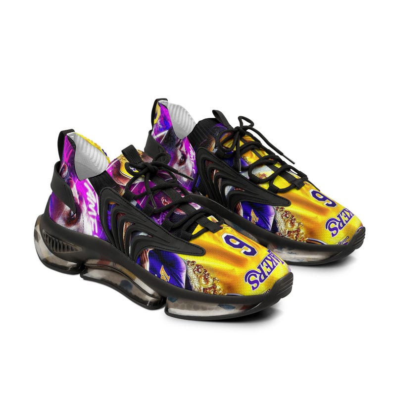 Men's Los Angeles Basketball Custom Mesh Sports Sneakers image 1