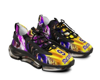 Men's Los Angeles Lakers Lebron James Custom Mesh Sports Sneakers