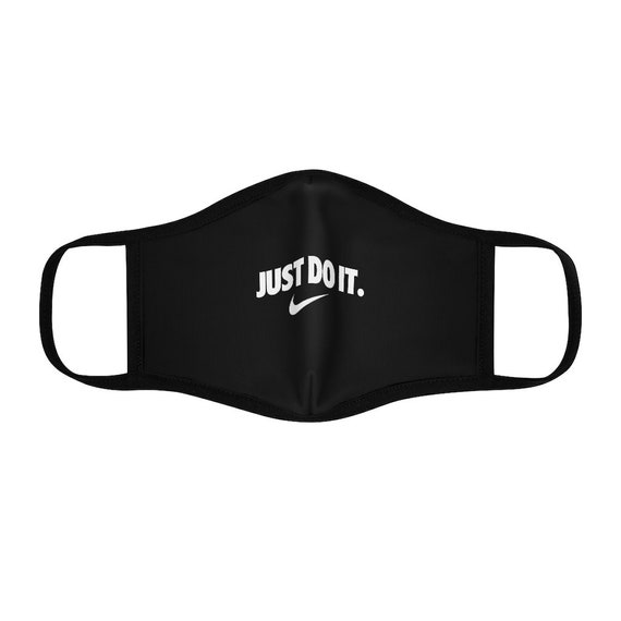 Nike Just Do It Face Mask Fitted Polyester Face Mask - Etsy Australia