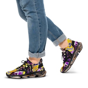 Men's Los Angeles Basketball Custom Mesh Sports Sneakers image 10