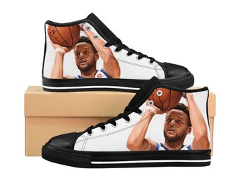 Steph Curry Men's Custom 3-D High-top Sneakers