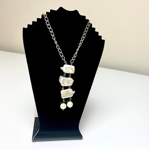Handmade Shell Squares Necklace