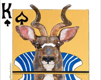 Poster, King of Spades: Greater Kudu