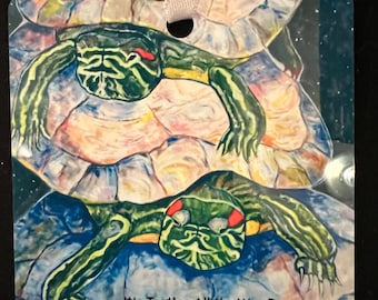 Square ornament, Turtles