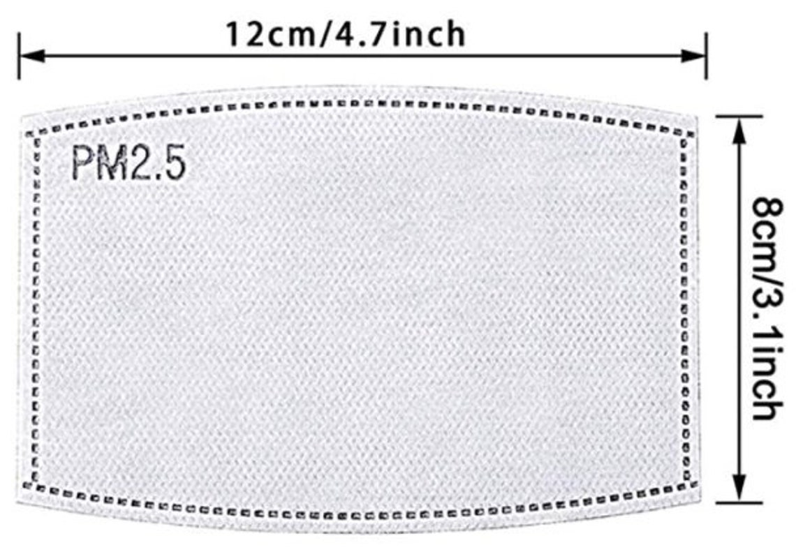 5 Pcs or 10 Pcs of PM 2.5 Filter Set Activated Carbon | Etsy