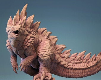 Kaiju Lizard King - Rescale Miniatures - Huge Beast Kaiju Lizard King - Rescale Miniatures - Huge Beast