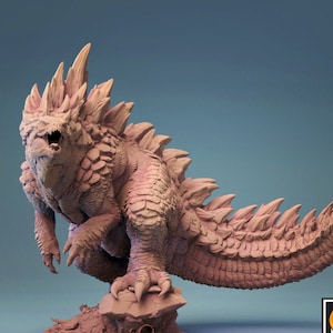 D&D Miniature - Kaiju Lizard