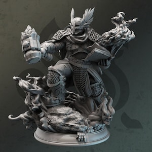 D&D Miniature - Fiery Forge Cleric