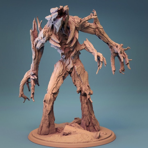 D&D Miniature - Treant Soldier Skinny