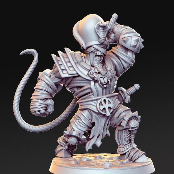 D&D Miniature - Mummy Pharao C