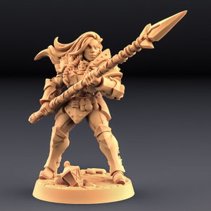 D&D Miniature - Human Fighter D