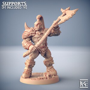 Miniature D&D - Orc barbare B