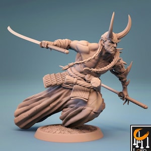 D&D Miniature - Samurai demon