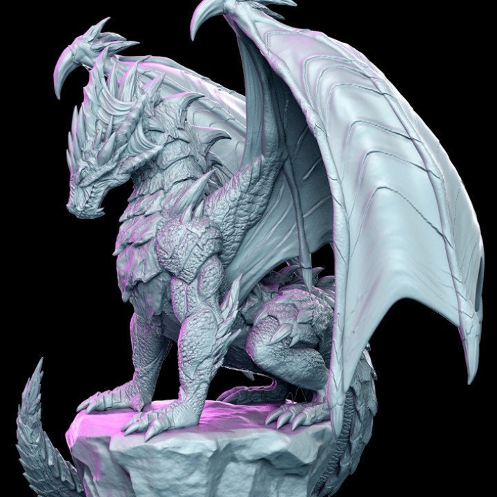 Miniature D&D - Krukhnir (Dragon)