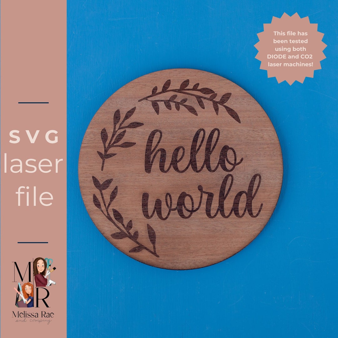 SVG | Baby Announcement | Sign | Hello World - Etsy