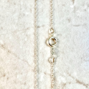Lightweight 10K Yellow Gold Rope Chain Necklace - 18 Inch Gold Chain - Yellow Gold Chain Necklace - Birthday Gifts For Her - Rope Necklace