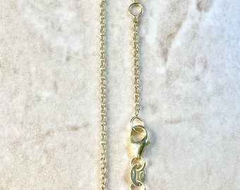 イエロー ゴールド ケーブル チェーン、14k イエロー ゴールド