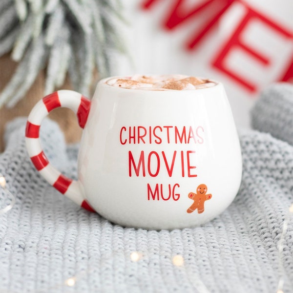 Film de Noël Tasse en céramique Cadeau d’hiver festif