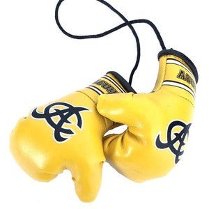 Aguilas Mini Boxing Gloves to hang in your Car for collectable or decoration