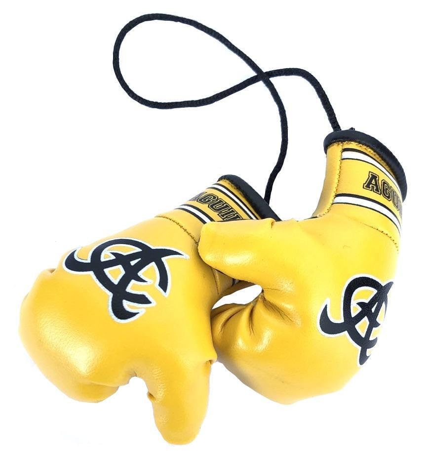 AuMoHall Mini Boxing Gloves Car Hanging Ornament Miniature Punching Gloves  Car Rear View Mirror Hanging Accessories Creative Auto Interior Decoration