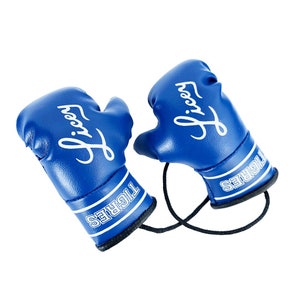 Licey Mini Boxing Gloves to hang in your Car for collectable or decoration